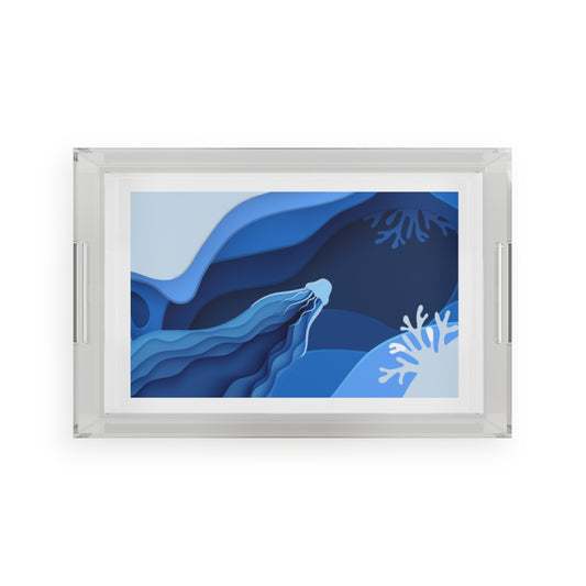 Immortal Jellyfish Acrylic Tray