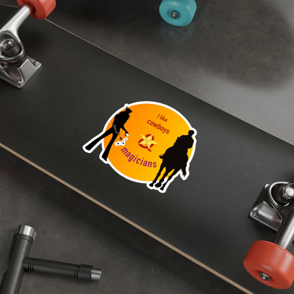 COWBOYS AND MAGICIANS: The Twin Dodge Sticker in Sunrise
