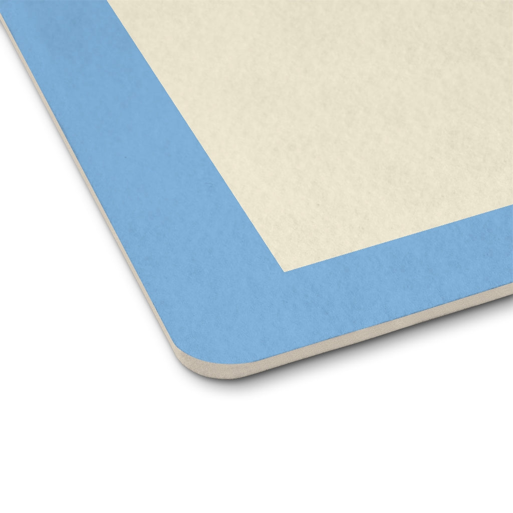 A Hand Up: The Floor Mat in Straw/Sky