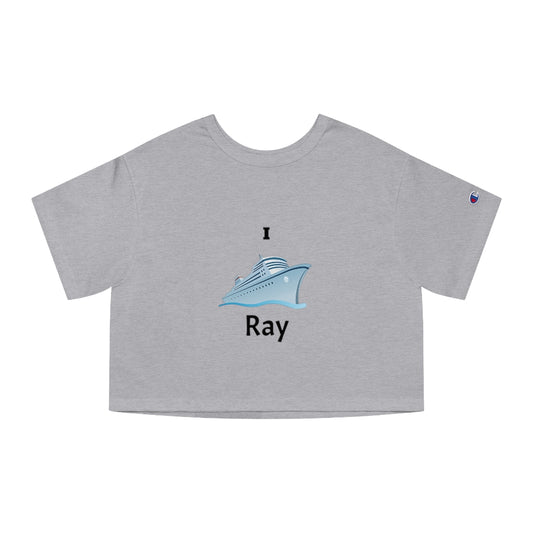 T-shirts Are For Shipping: the RAY Crop Top