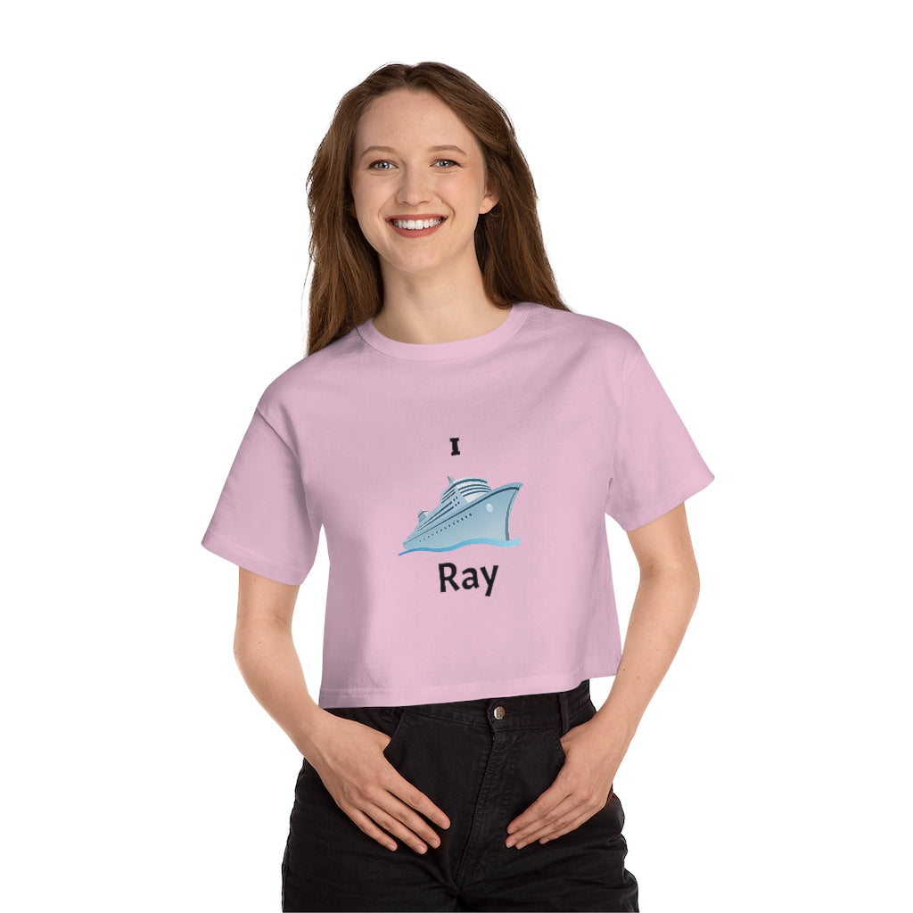 T-shirts Are For Shipping: the RAY Crop Top