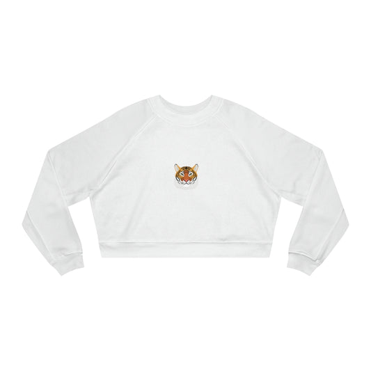 "Life Is Wild" Tiger Cropped Sweatshirt