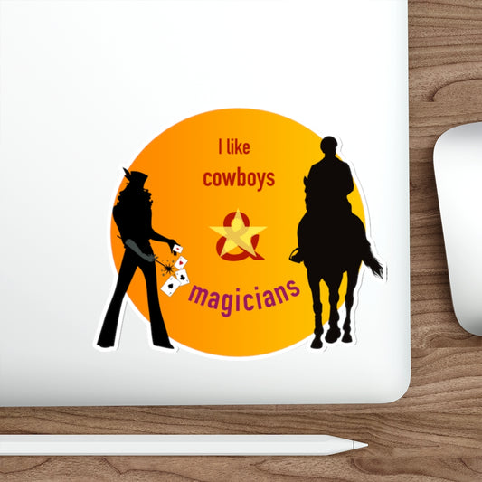 COWBOYS AND MAGICIANS: The Twin Dodge Sticker in Sunrise