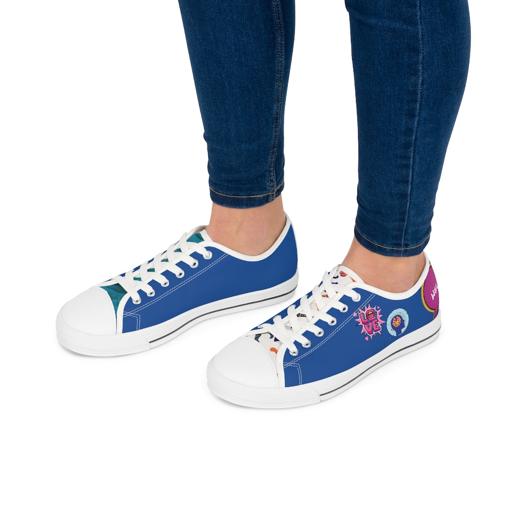 The Insignia Low-Top Sneakers in Blue