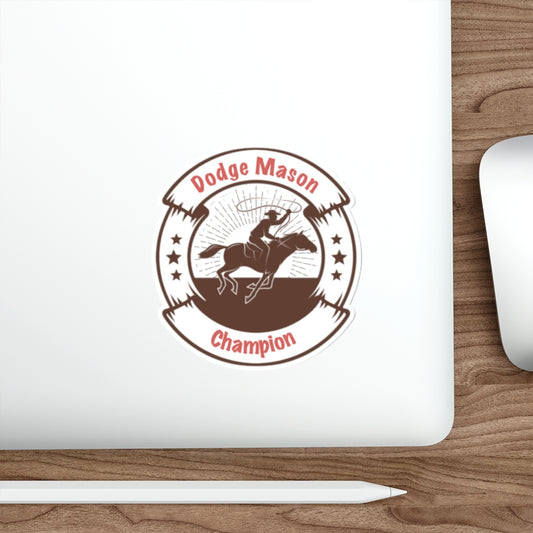 DODGE RIDES IN MY HEART: The Champion Sticker