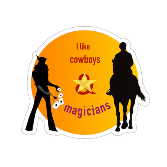COWBOYS AND MAGICIANS: The Twin Dodge Sticker in Sunrise