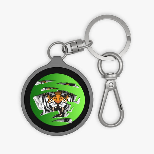 "HERE, KITTY": The Challenge Keychain In Vivid Green