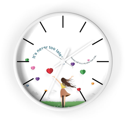 Never Too Late/Open Hearts Style: The Wall Clock