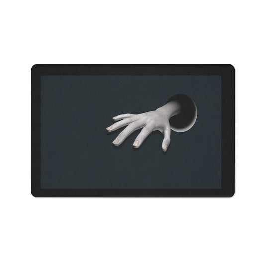 A Hand Up: The Floor Mat in Black/Navy