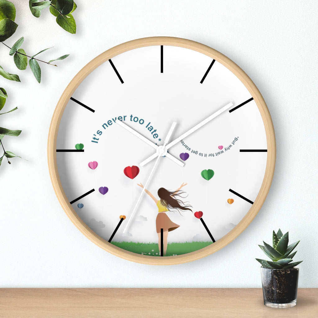 Never Too Late/Open Hearts Style: The Wall Clock