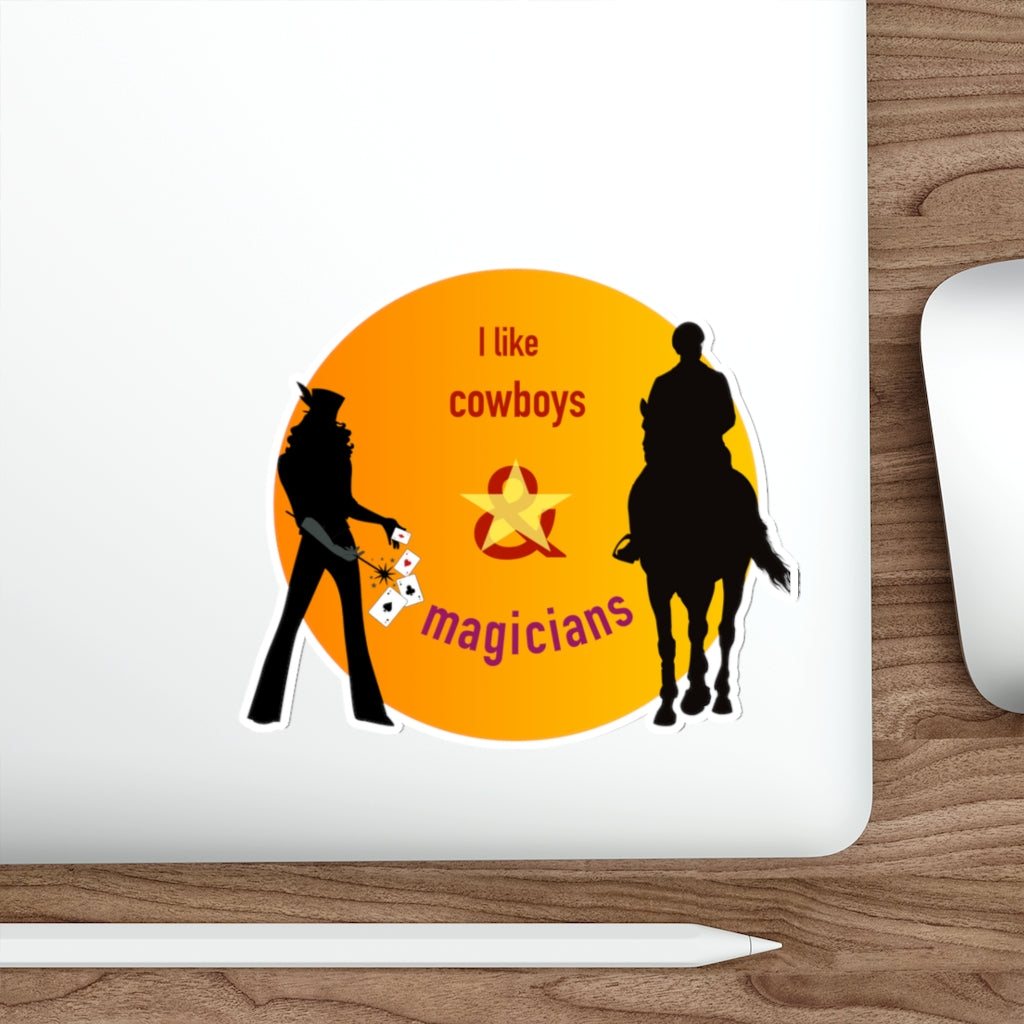 COWBOYS AND MAGICIANS: The Twin Dodge Sticker in Sunrise