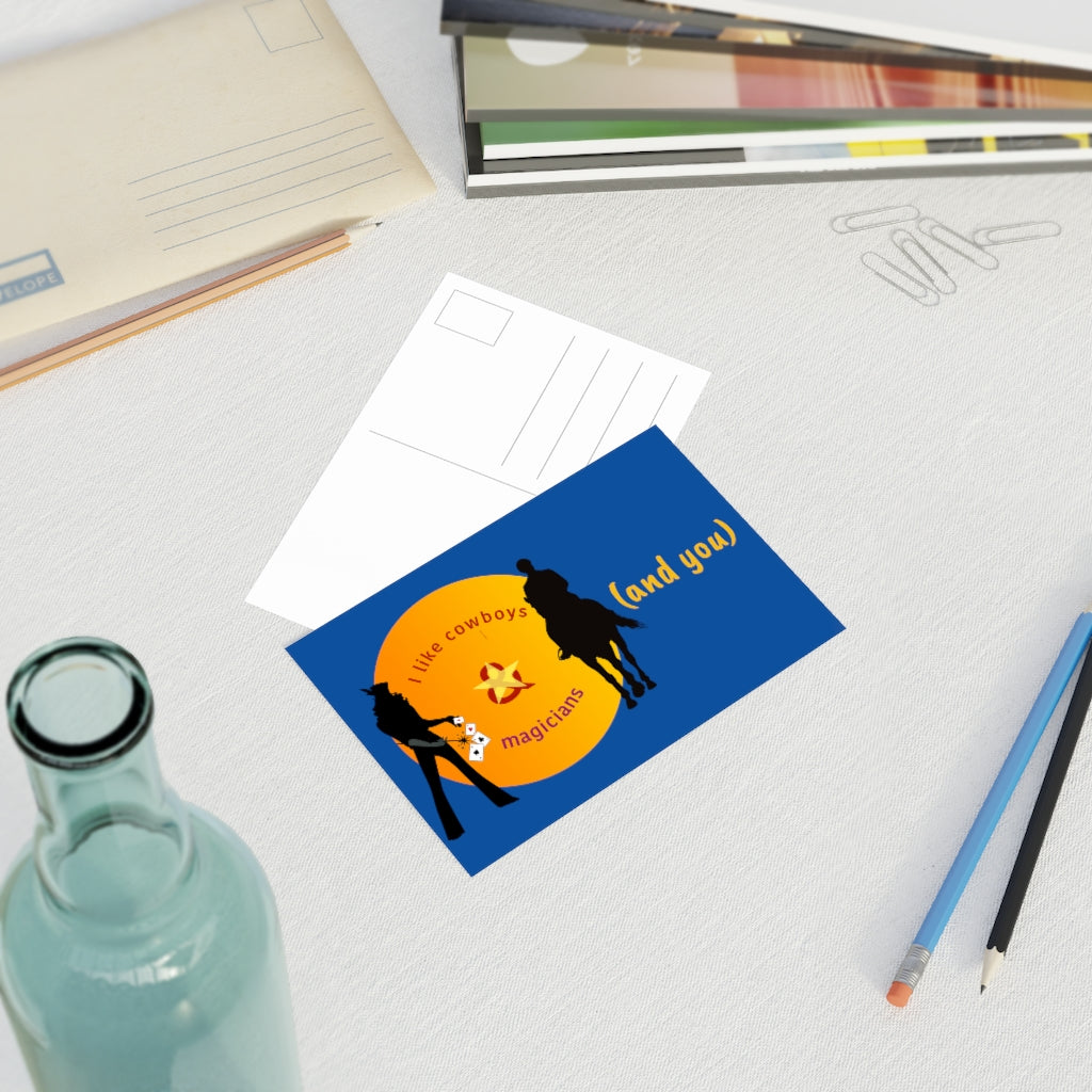 The COWBOYS, MAGICIANS, & YOU Postcards