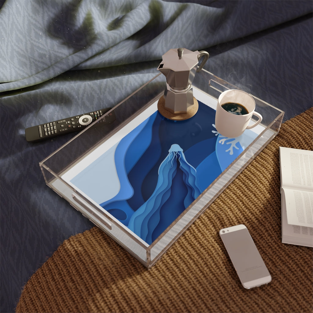 Immortal Jellyfish Acrylic Tray